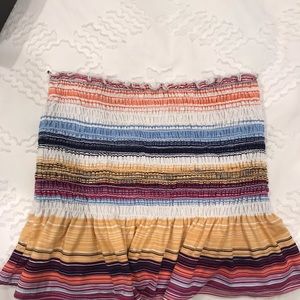 Socialite Smocked Strapless Tube Top